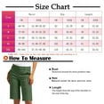 thumbnail image 2 of TQWQT Womens Chino Shorts High Waisted Dress Shorts Straight Leg Shorts Stretchy Bermuda Shorts with Pockets Navy XXL, 2 of 8