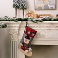 thumbnail image 3 of Wzzjkit Christmas Stocking Classic Large Stockings Santa, Snowman, Reindeer Xmas Character Christmas Socks for Family Holiday Christmas Party Decorations, 3 of 7