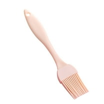 Acahhotxx Barbecue Brush, Silicone Brush Oil Butter Basting Brush for BBQ Cooking Baking Silicone Basting Brush - Pink