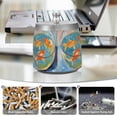 thumbnail image 6 of Yayeee Ashtray with Lid for Cigarette Smokeless Stainless Steel Home Ash Holder, Art Goldfish, 6 of 7