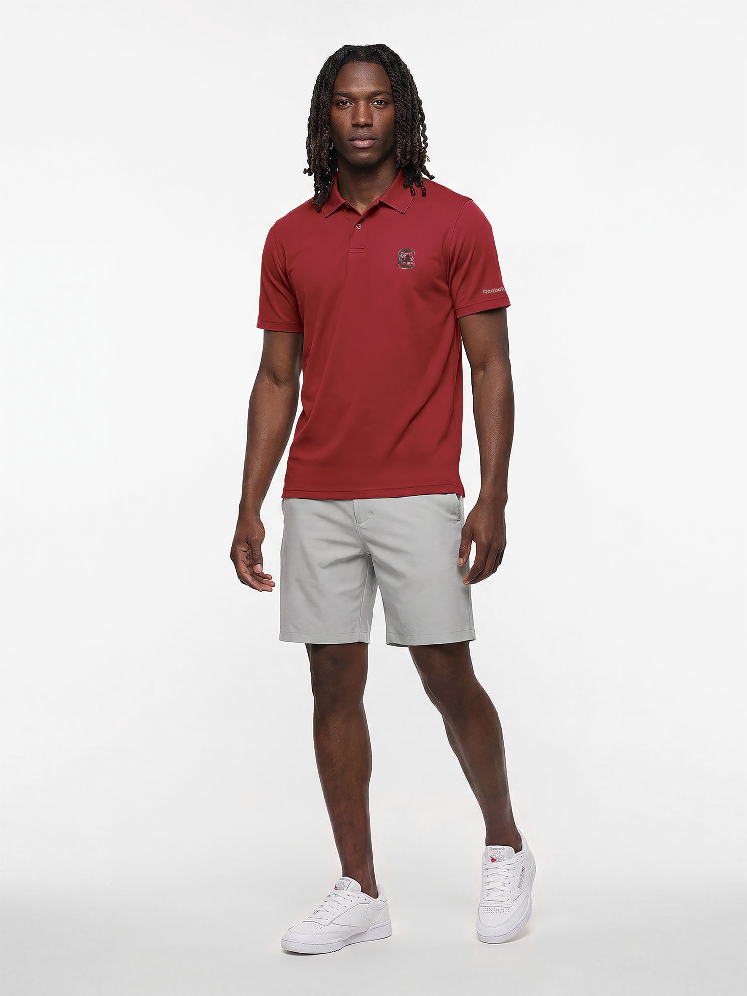 South Carolina Gamecocks Reebok Mens Short Sleeve Polo Shirt