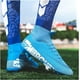 thumbnail image 4 of Botas de fútbol para niños, botas de fútbol de caña alta para niños y niñas, zapatos de fútbol transpirables con tacos, 4 of 5