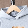 thumbnail image 4 of mgoYE Toddler Baby Boy Fall Winter Outfit Contrast Color Long Sleeve Sweatshirts Stretch Jogger Pants Newborn Clothes Set, 4 of 6