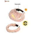 thumbnail image 3 of Spencer Women's 2 in 1 Sun Visor Hats Headbands Wide Brim Summer Anti-UV Protection Beach Cap Packable Shell Hat (Black), 3 of 7