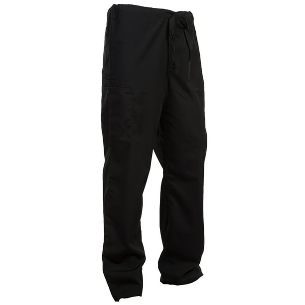 Cherokee - Pantalones con cinturilla ajustable para mujer (Negro)