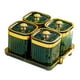 thumbnail image 4 of Plato de frutos secos, platos para servir divididos, plato de frutos secos con tapa Verde, 4 of 9