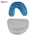 thumbnail image 3 of dianhelloya Mouth Guard BPA-free Anti-crushing TPE Silicone Double Support Sports Mouthguard for Adults Blue 3, 3 of 8