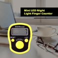 thumbnail image 4 of Herramientas Mini LED Contador Dedo Luminoso Contador Buda Amarillo (DN0109), 4 of 5