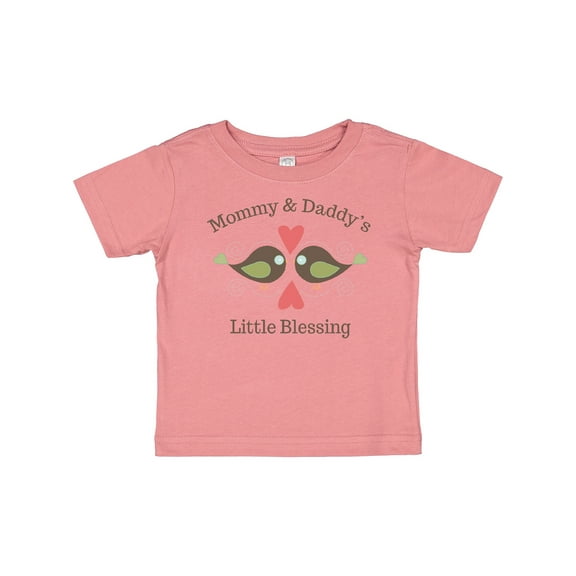 Inktastic Mommy & Daddy's Little Blessing Boys or Girls Baby T-Shirt