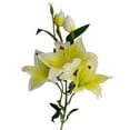thumbnail image 2 of Travelwant 6 Heads/Branch Artificial Flowers Tiger Lily Real Touch Fake Flowers for Wedding Home Party Garden Shop Office Decoration Plastic Lily Faux Flowers, 2 of 3