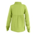 thumbnail image 5 of Green Women Shirts, Fashion Women'S Loose Button Solid Lapel Long Sleeves T Shirt Blouse Tops,Women Shirts XXL, 5 of 5
