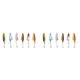 thumbnail image 1 of 12 Unids con Caja 100Mm 13G Flotador Popper SeñUelo de Pesca Artificial Cebo Duro Wobbler Rotating Tail Fishing Tackle, 1 of 5