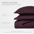 thumbnail image 4 of Comfort Canopy - Ultra Soft & Breathable - Duvet Cover Set with Shams, Full/Queen, Light Gray, 4 of 11
