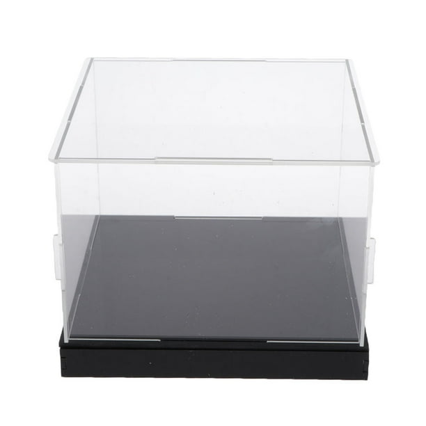 Caja De Exhibición De Acrílico Transparente, Figuras A Prueba De Polvo, Caja Modelo De Juguete, 10x25x15cm SM SunniMix Vitrina de acrílico