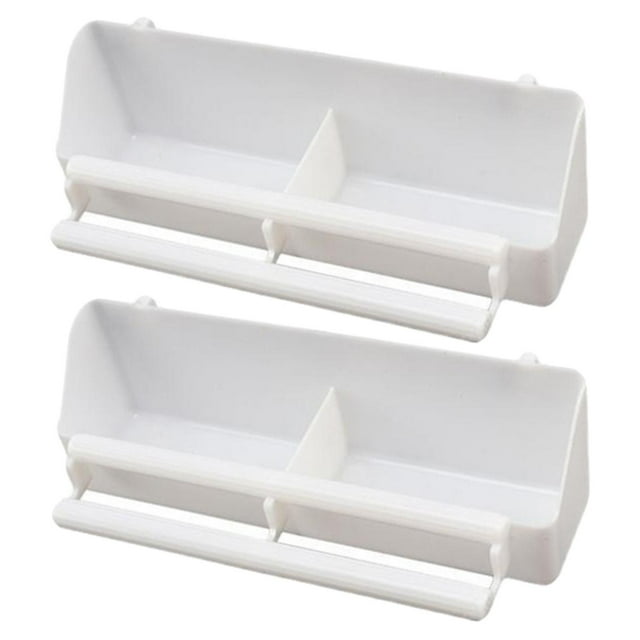 2x Comedero para pájaros para mascotas, cuenco, tazas, pie, dispensador de de plástico, colgante para jaula jinwen comedero para pájaros