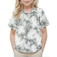 thumbnail image 3 of OGLCCG Boys Dress Shirts Tie Dye Button Down Short Sleeve Blouse Shirt Kids Summer Casual Lightweight Shirts with Pockets 2-15 Years, 3 of 6