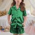 thumbnail image 4 of Ensemble pour Enfants Manches Courtes Col Rond Haut Shorts Taille Moyenne Décontracté, 4 of 6