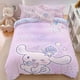 thumbnail image 1 of Sanrio-Juego de cuatro piezas de rollo de canela con dibujos animados, Sábana bonita Kuromi Melody, pochacco con personalidad para niños, juego de tres piezas para el hogar, 1 of 5