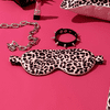 THXSILK Silk Night Eye Shade, 19 Momme Mulberry Silk Eye Mask, 100% Real Natural Pure Silk Eye Sleep Shade Cover, Leopard