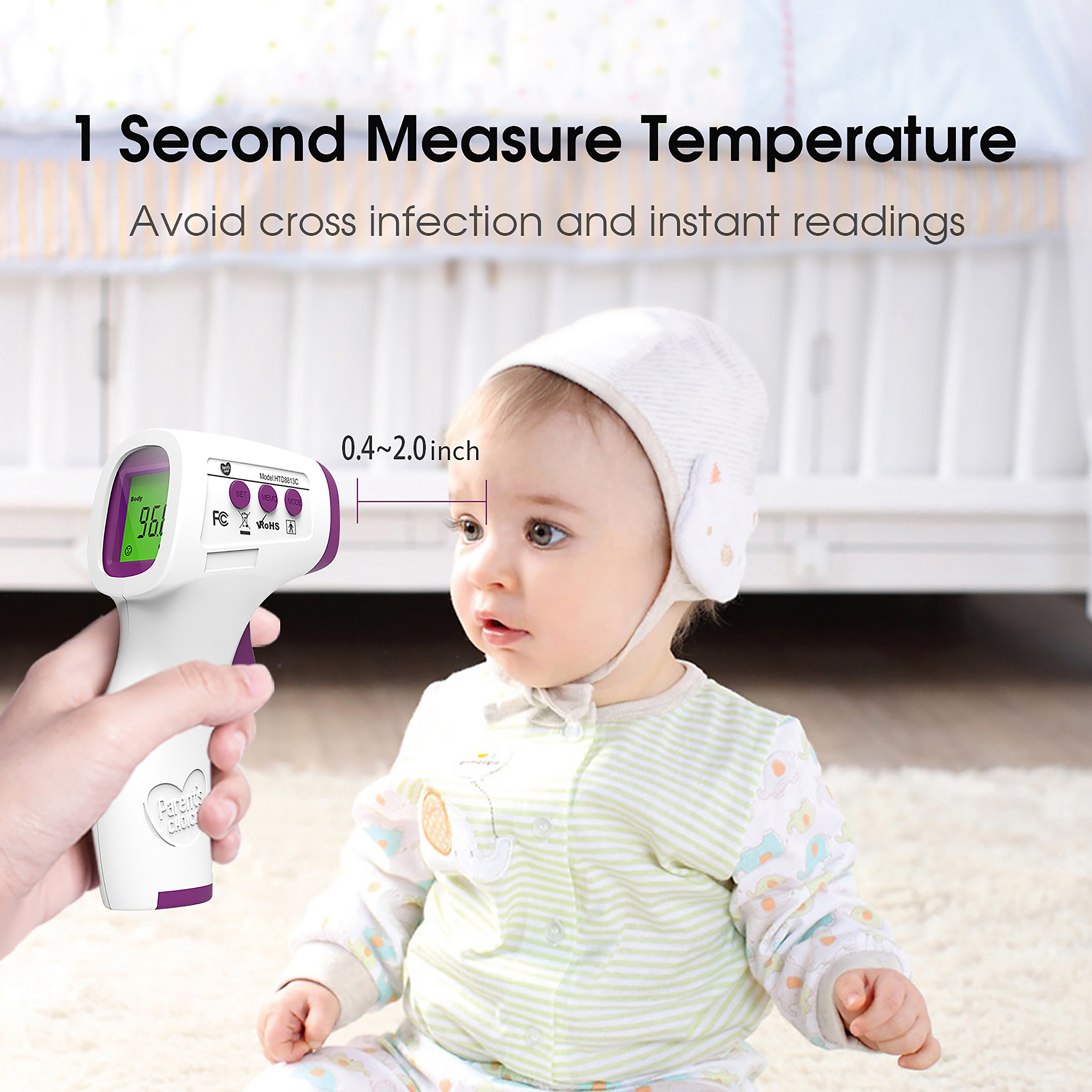 Parent's Choice Non-Contact 3-in-1 Infrared Thermometer photo 4