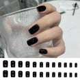 thumbnail image 5 of Black Wearable Nail Patch Detachable Fake Nail Patch, 5 of 9
