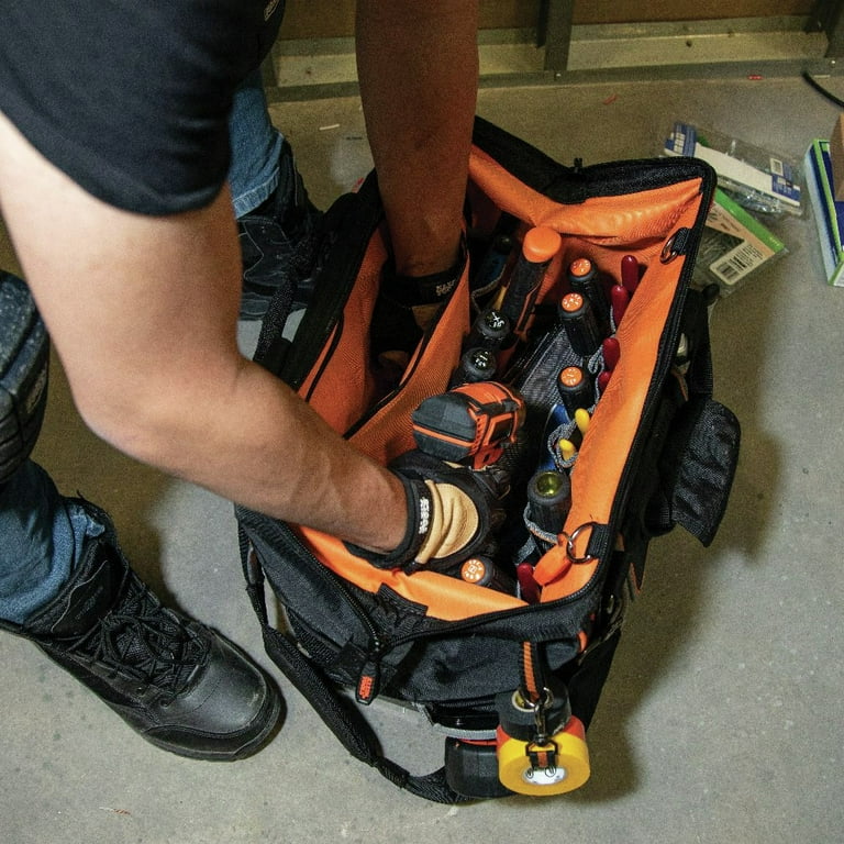 Klein Tools 55469-8 - Tradesman Pro 42-Pocket Wide-Open Tool Bag