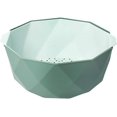 thumbnail image 1 of Simplicity Double-Layer Drain Basket With Pass-Over Spoon Rice Kitchen Washer Coander Vegetate Noodles Polygon Kitchen Drain Basket Strong Permeability, 1 of 5