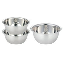 Stainless Steel Mixing Bowl Set Metal Nesting Bowls Space Saving Storage