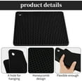 thumbnail image 4 of Silicone Trivets for Hot Dishes, Pots and Pans, Hot Pads for Kitchen, Merlot Red Silicone Pot Holders Mats for Kitchen Quartz Counter Heat Resistant Mat, Flexible Table Trivet Mat Set 4, 4 of 5