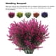 thumbnail image 5 of Wosthever Disfrute de una durabilidad duradera con estos impresionantes ramos artificiales flores artificiales flores artificiales plantas falsas Decoración del hogar Loto rojo, 5 of 6