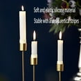 thumbnail image 4 of Triani 12Pcs Rubber Candle Grippers Candle Holders for Taper Candles and Candle Cups Non-Slip Candle Holder Adapter Candle Drip Protectors for Tapers and Candles, 4 of 7