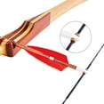 thumbnail image 5 of Bow String Replacement,12 Strands Recurve Bowstring with Nock Point for AMO 57", Black and Orange, 5 of 6