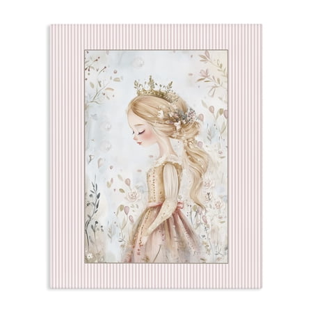 Stupell Industries Enchanted Dreams Princess Canvas Wall Art, design by Christine Simpson Art
