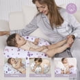 thumbnail image 3 of Little Grape Land Ergonomic Nursing Pillow, Breastfeeding Support Pillow, Baby lounger pillow for Bottle Feeding, Multifunctional Support Cushion for Travel，Butterfly&Floral, 3 of 9