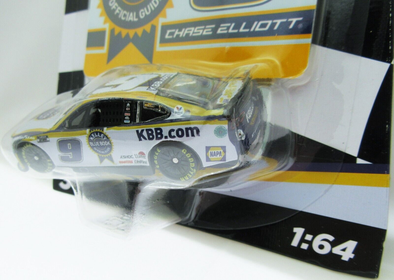 Chase Elliott ~ Kelly Blue Book 9  ~ NASCAR Authentics ~ Die Cast  1:64 Scale