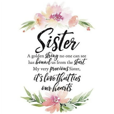 Dexsa Woodland Grace Sister Textual Art on Wood