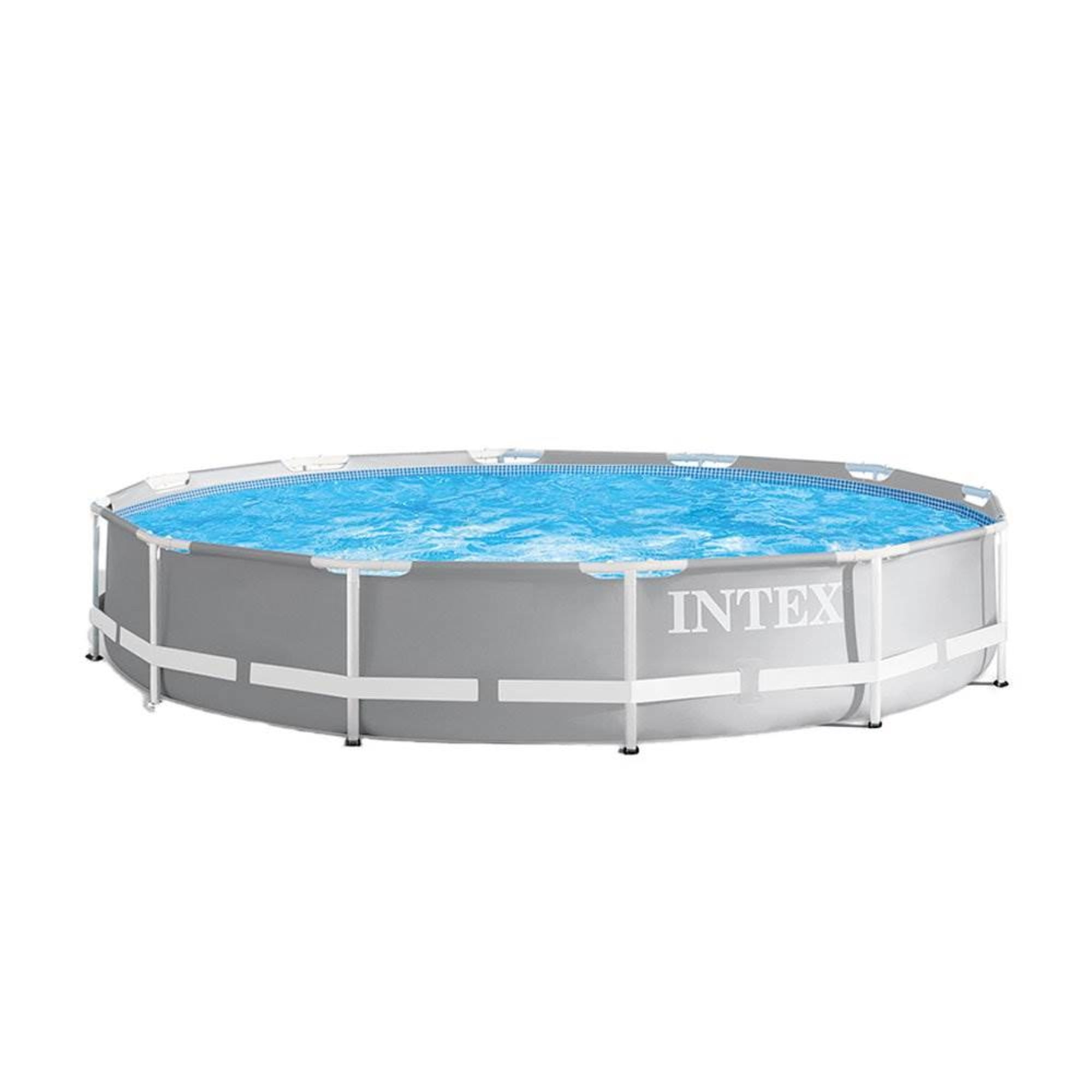 Intex 26711EH 12ft x 30in Above Ground Swimming Pool & Robot Vacuum