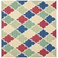 thumbnail image 5 of SAFAVIEH Dhurrie Wystan Geometric Moroccan Wool Area Rug, Blue/Multi, 4' x 6', 5 of 5