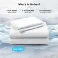 thumbnail image 3 of Juego de sábanas Comfort Spaces Coolmax que absorbe la humedad Cal King, 3 of 9