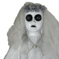 thumbnail image 4 of Northlight Lighted and Animated Ghost Bride Halloween Decoration - 6' - Multicolor Lights, 4 of 6