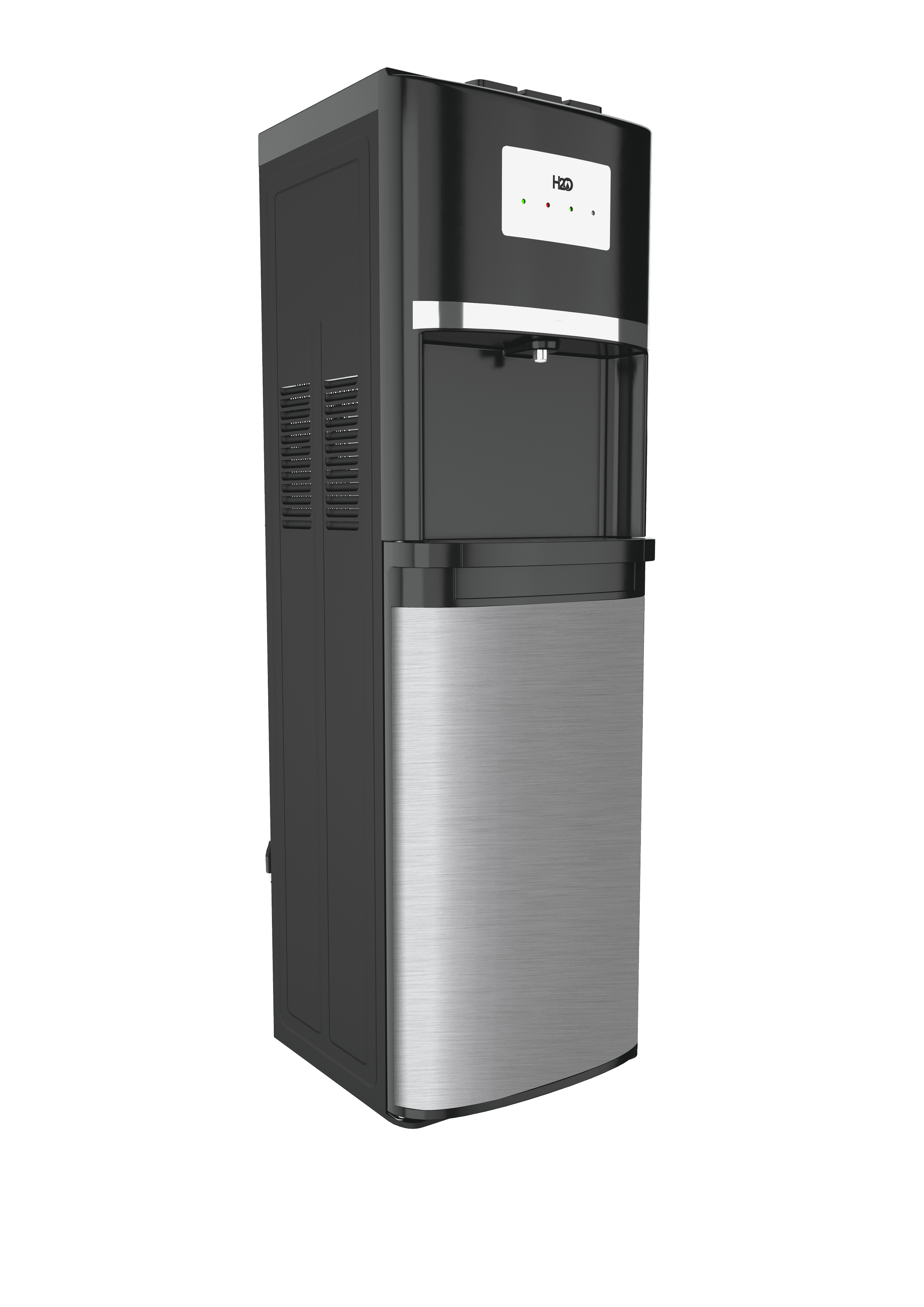 H2O-72T Bottom Load Water Dispenser in Black, Providing 40-48° F Cold Water, h2o,  41.8 inch