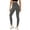 j13-Grey, variant on Womens Leggings Athleisure Solid Color Ankle Slim-Leg Seamless Waistband High Legging Ladies Casual Comfortable Breathable Soft Daily -Lifting Ribbed Yoga Pants,S