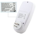 power meter plug in outlet energy meter plug home energy watt volt amps