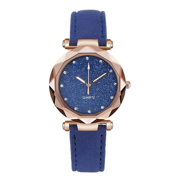 Reloj de cuarzo para mujer, relojes para mujer, relojes para mujer, conjunto de pulsera con flores, reloj de pulsera para mujer, reloj de cuarzo casual de cuero.