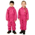 thumbnail image 1 of Trespass Kids Rain Suit Dripdrop - Breathable Hood Finish, Elastic Cuffs & Ankles, Side Elastic Waist, Full-Length Front Zipper, Woven, 100% Polyester PVC Coated, 1 of 2