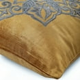 thumbnail image 4 of Pillow Cover, Gold Cushion Cover, Velvet Applique Pillow Cover, 14x14 inch (35x35 cm) Throw Pillow Cover Gold, Square Cotton Velvet Pillow Cover, Geometric - Designzillas, 4 of 6