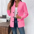 thumbnail image 2 of Bxsruta Coat for Women, Women's Tailored Button Up Casual Shirt Jacket, Long Sleeve Collared Outerwear for Everyday Style, 2 of 8