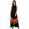 thumbnail image 2 of Bimba Women Halter Neck Long Maxi Dress Chic Beach Wear Classic Summer Clothing, 2 of 9