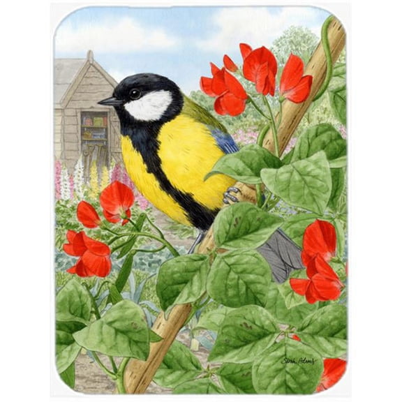 Great Tit Glass Cutting Board, Large
