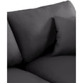 thumbnail image 5 of Meridian Furniture Comfy Black Vegan Leather 6-Pc. Modular Sectional, 5 of 11